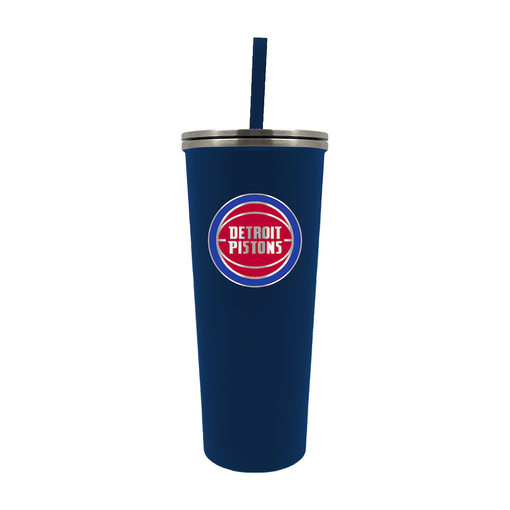 Detroit Pistons 24 oz Team Color Skinny Tumbler