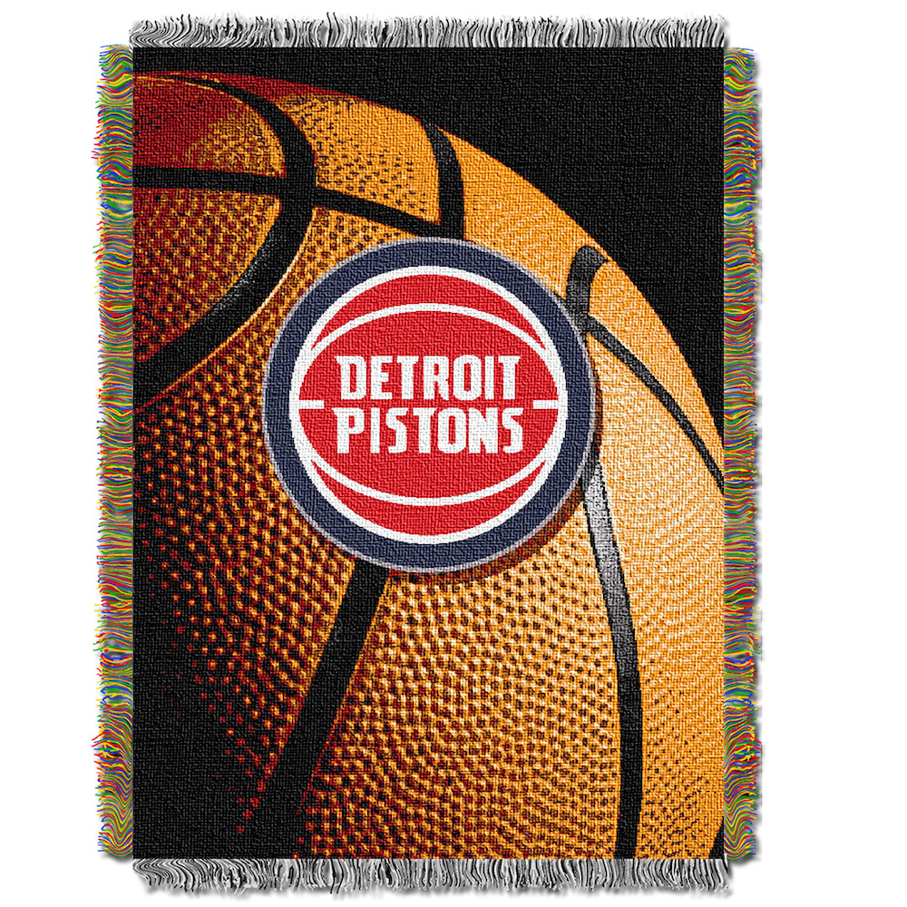 Detroit Pistons Real Photo Basketball Tapestry