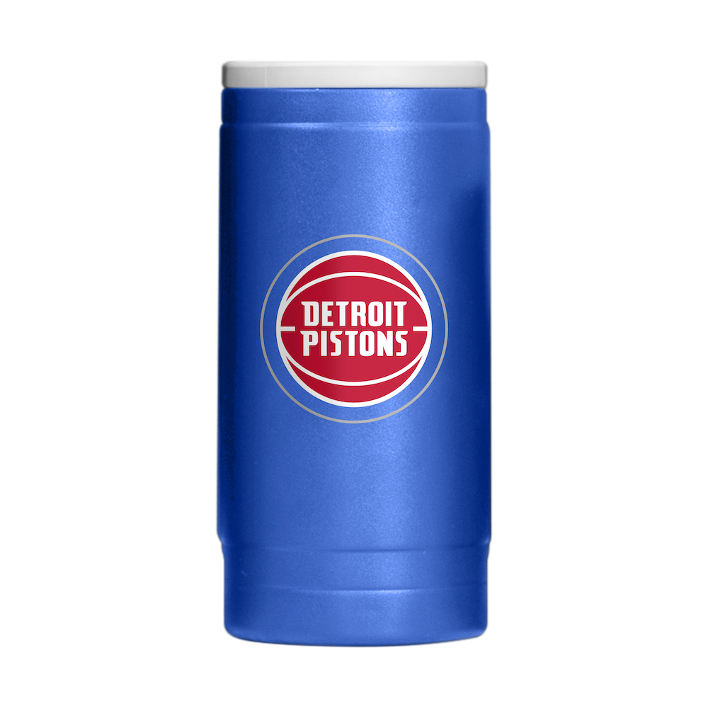Detroit Pistons Powder Coated 12 oz. Slim Can Coolie