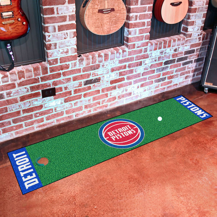 Detroit Pistons Putting Green Mat 18 x 72