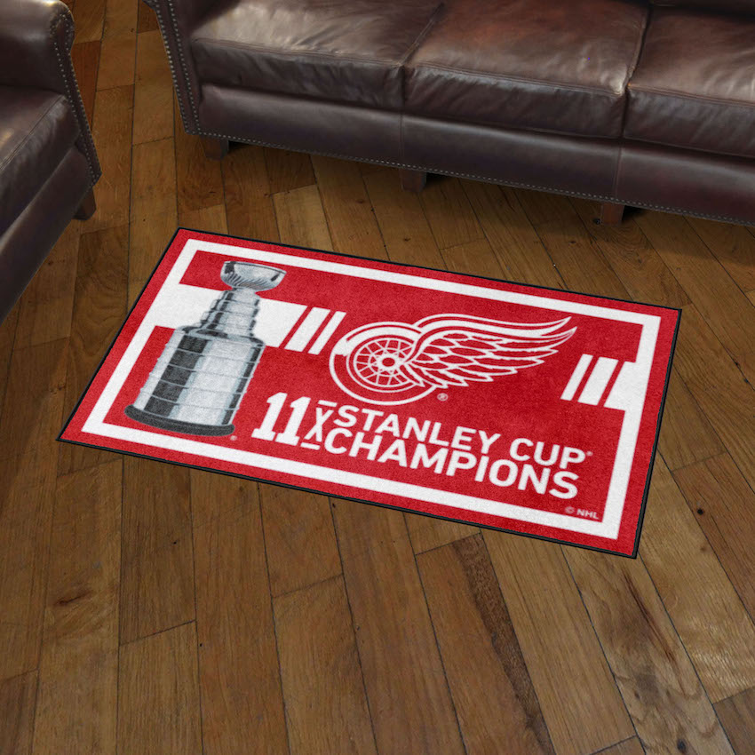 Detroit Red Wings 3 x 5 DYNASTY Area Rug