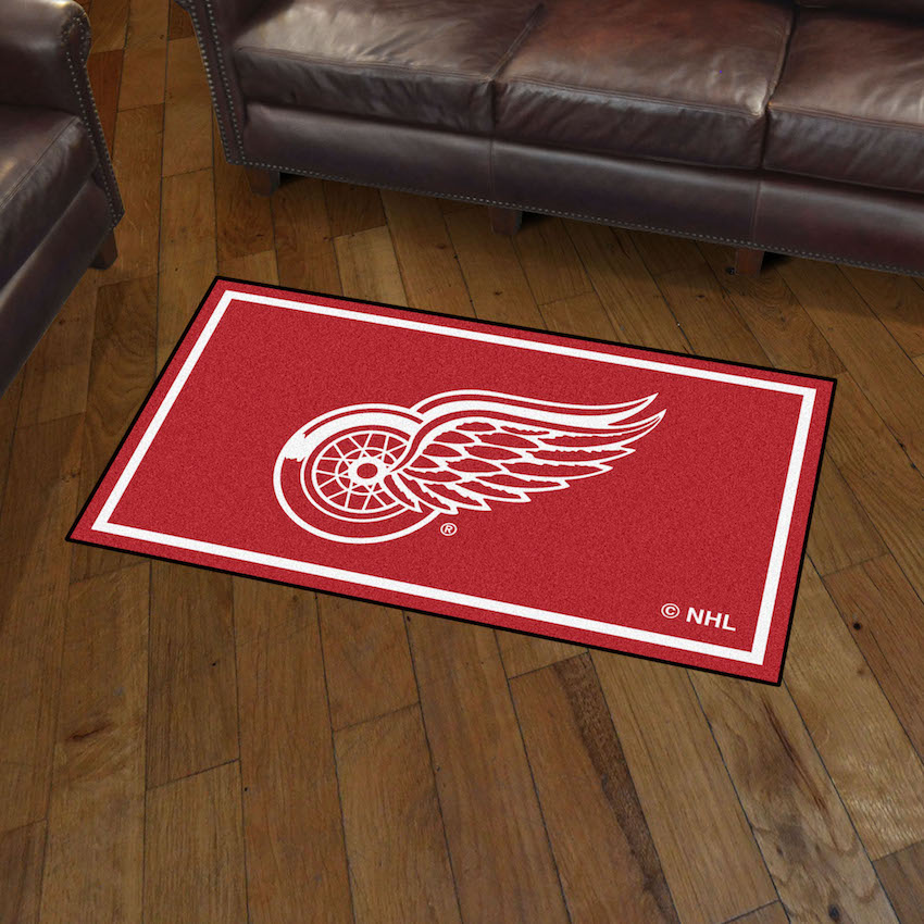 Detroit Red Wings 3x5 Area Rug