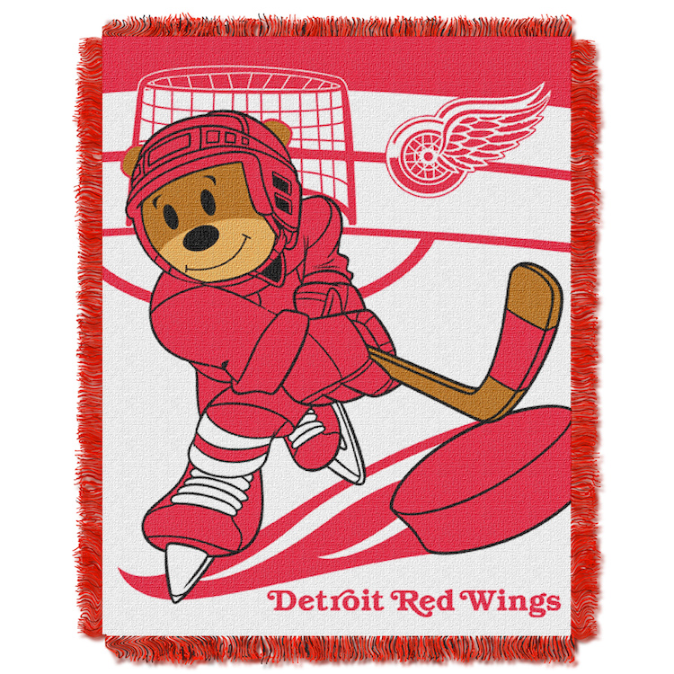 Detroit Red Wings Woven Baby Blanket 36 x 48