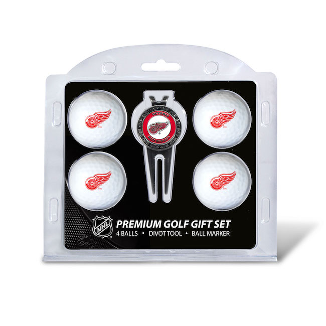 Detroit Red Wings 4 Golf Ball and Divot Tool Set