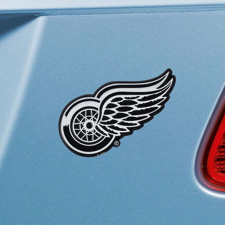 Detroit Red Wings Metal Auto Emblem