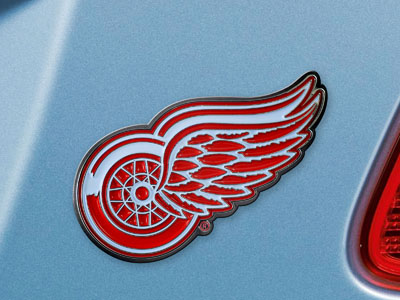 Detroit Red Wings Color Metal Auto Emblem