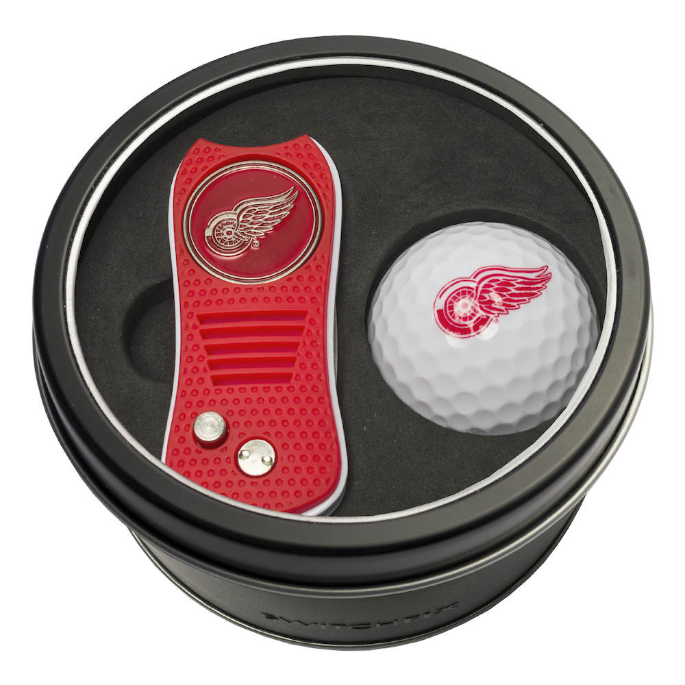 Detroit Red Wings Switchblade Divot Tool and Golf Ball Gift Pack