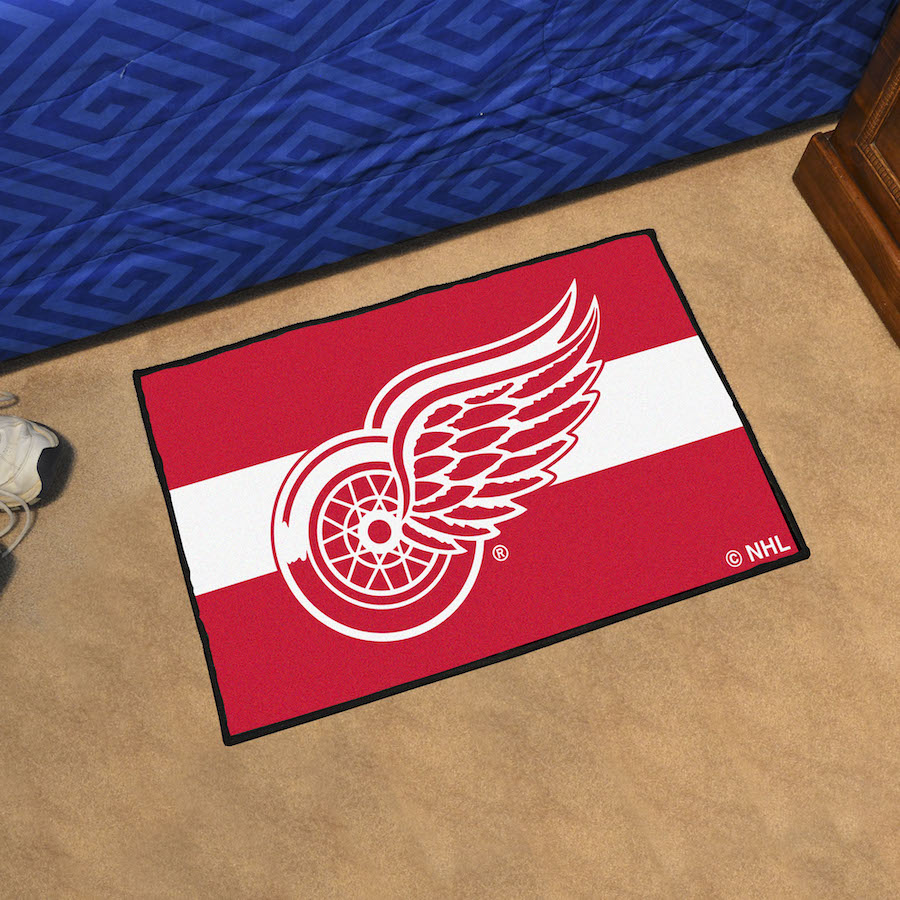 Detroit Red Wings UNIFORM Themed Floor Mat