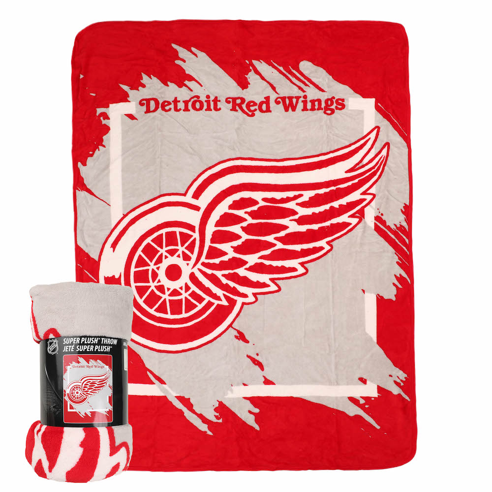 Detroit Red Wings Micro Raschel 50 x 60 Team Blanket