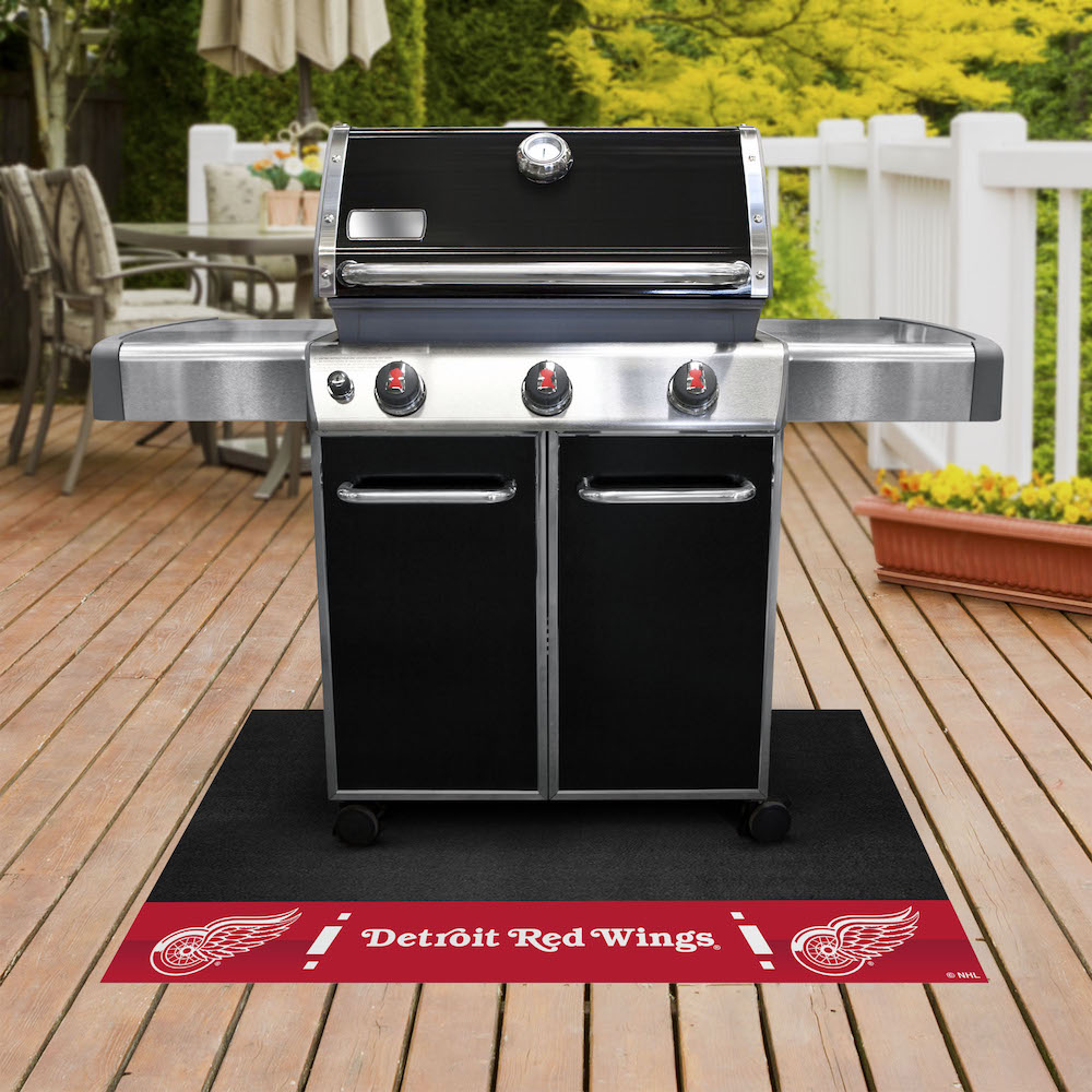 Detroit Red Wings NHL Grill Mat