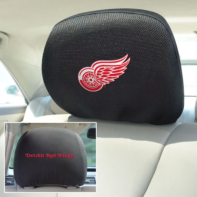 Detroit Red Wings Head Rest Covers
