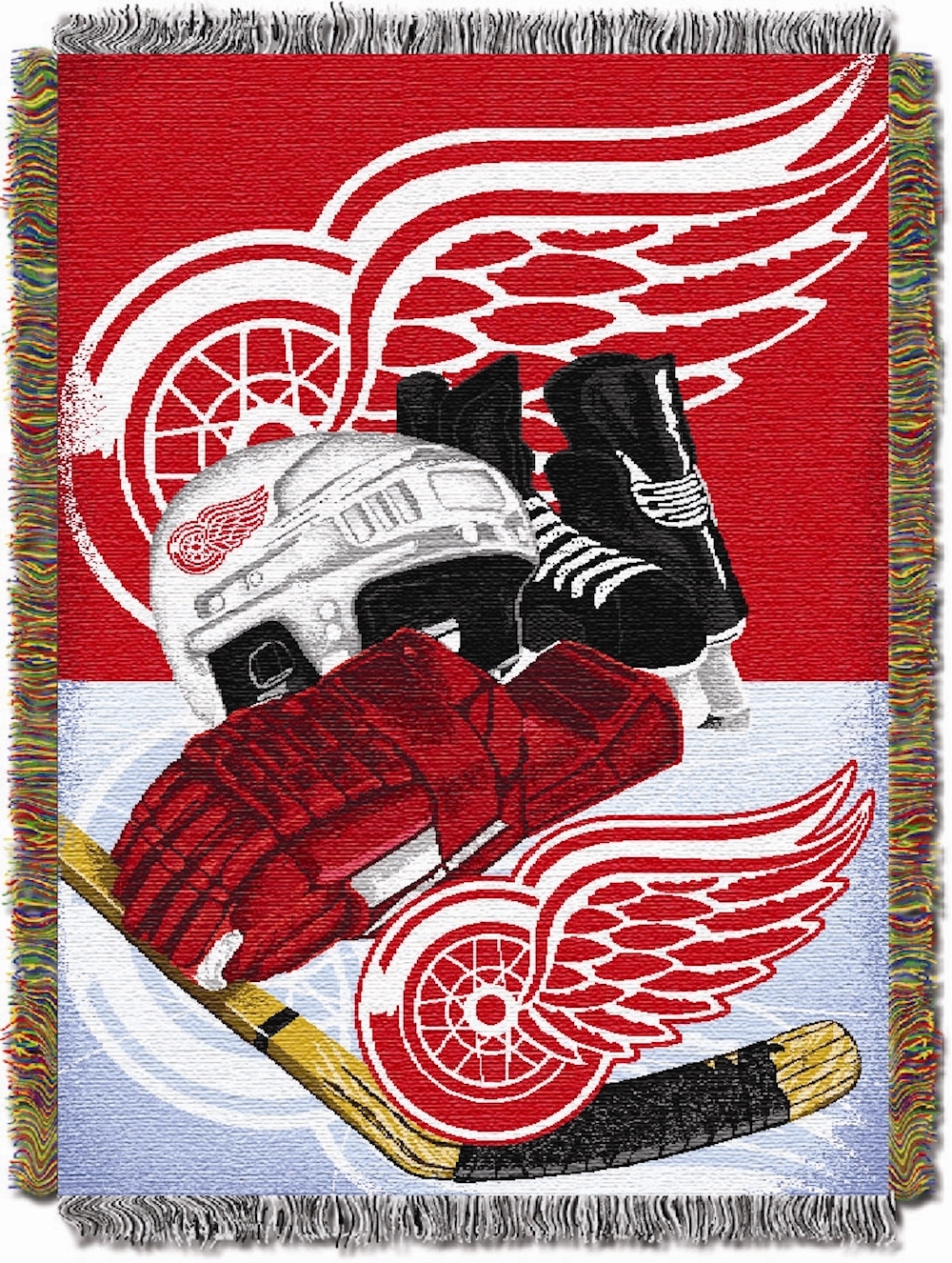 Detroit Red Wings Home Ice Advantage Series Tapestry Blanket 48 x 60