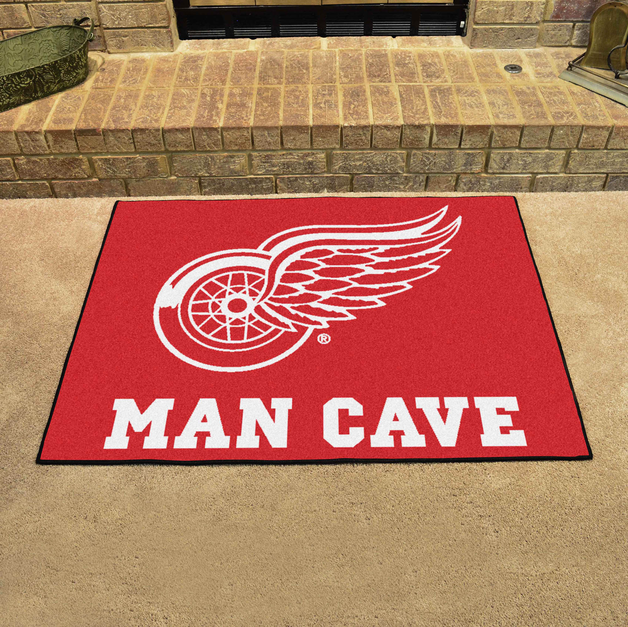 Detroit Red Wings ALL STAR 34 x 45 MAN CAVE Floor Mat