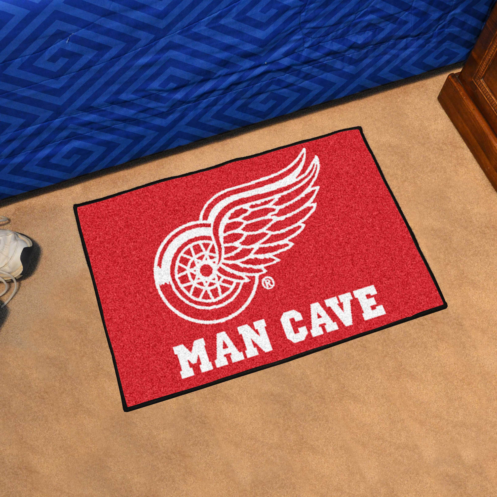 Detroit Red Wings MAN CAVE 20 x 30 STARTER Floor Mat