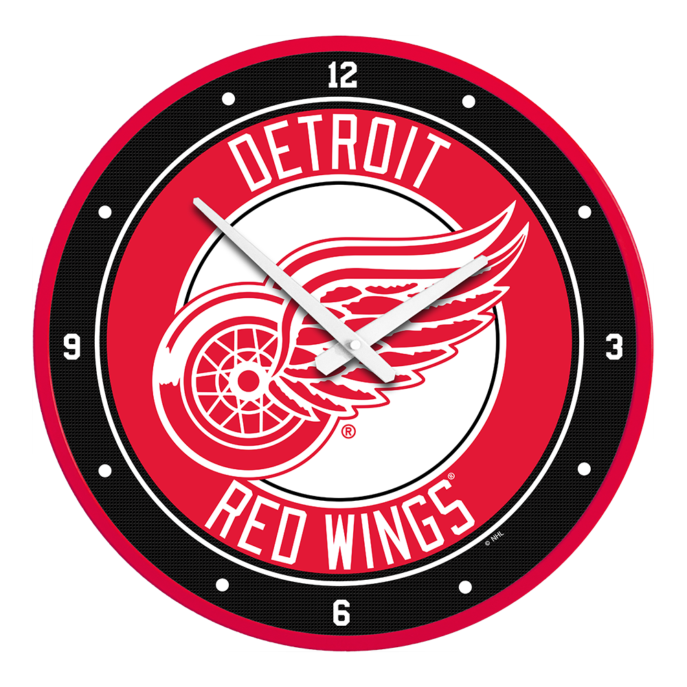 Detroit Red Wings Modern Disc Wall Clock