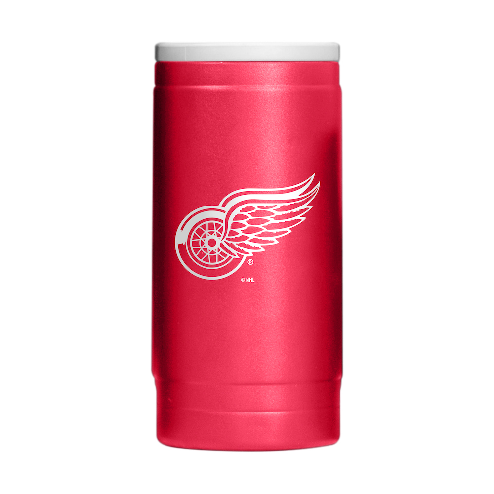 Detroit Red Wings Powder Coated 12 oz. Slim Can Coolie