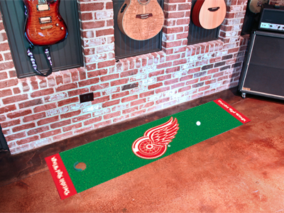Detroit Red Wings Putting Green Mat 18 x 72