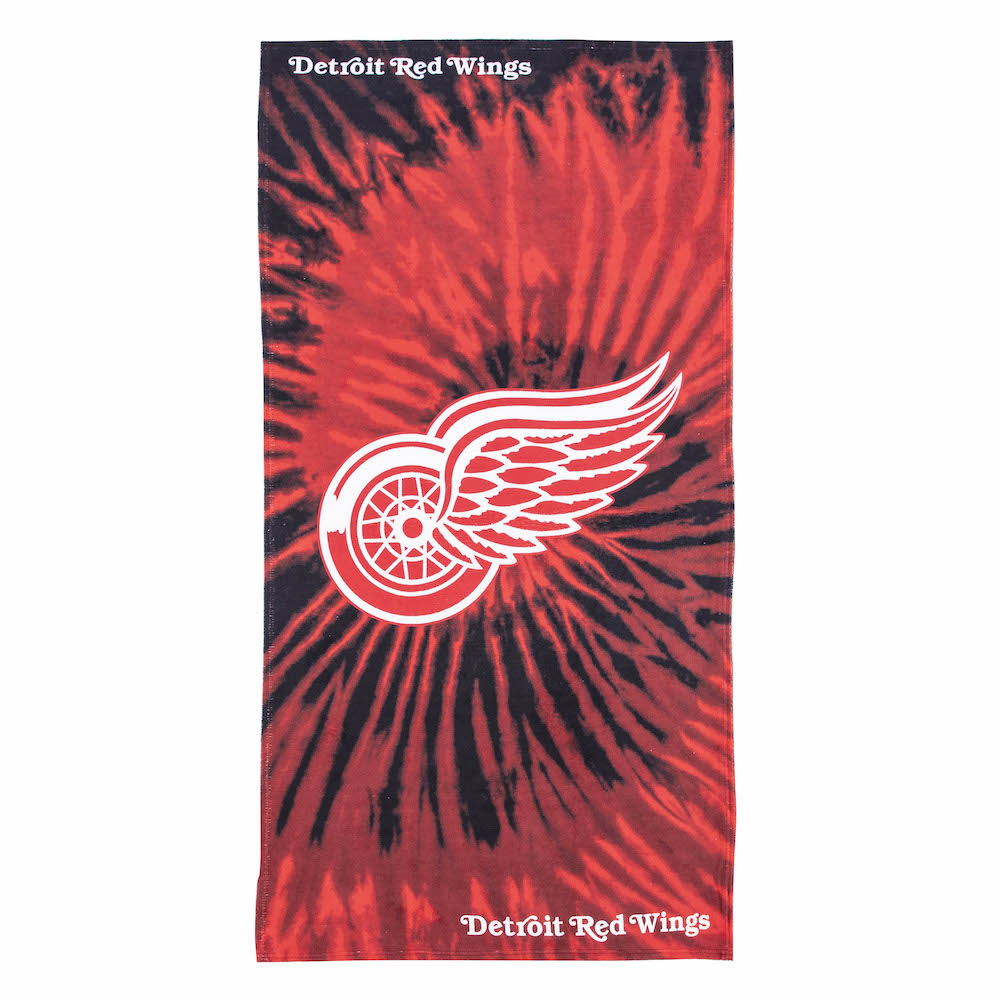 Detroit Red Wings Pyschedelic 30x60 Beach Towel