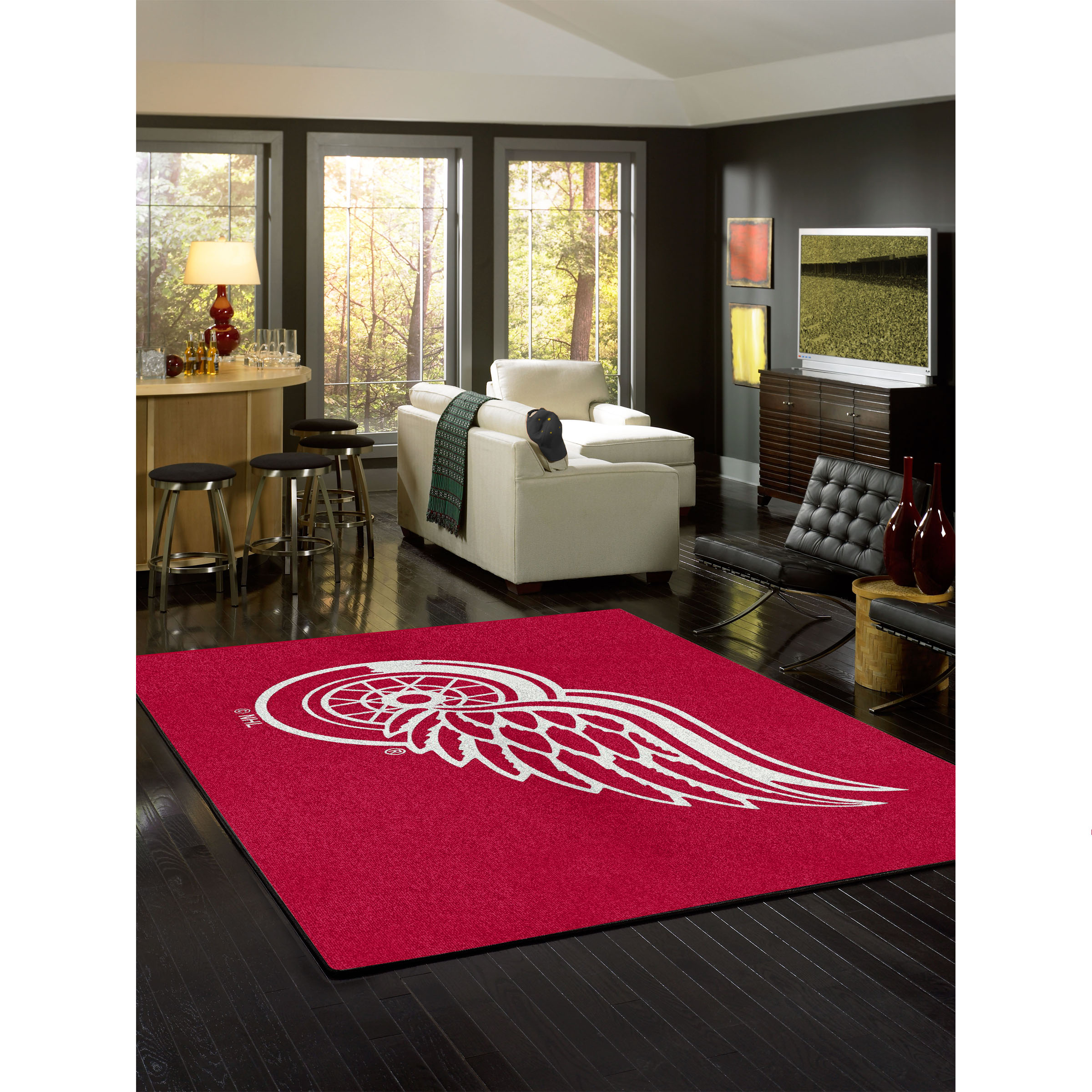 Detroit Red Wings 4 X 6 SPIRIT Rug