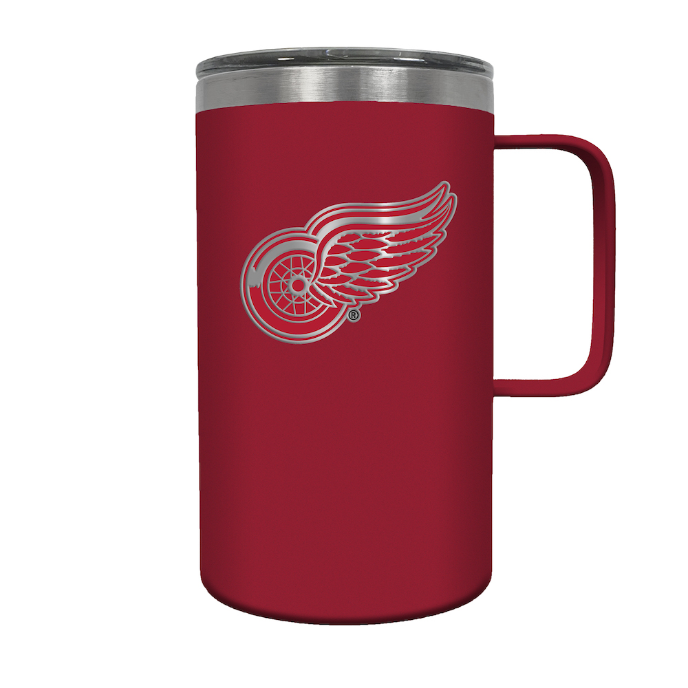 Detroit Red Wings 18 oz HUSTLE Travel Mug - Team Color