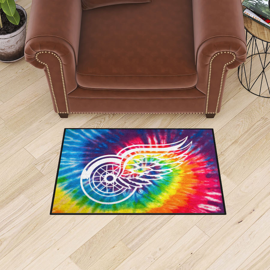 Detroit Red Wings TIE-DIE 20 x 30 Starter Floor Mat