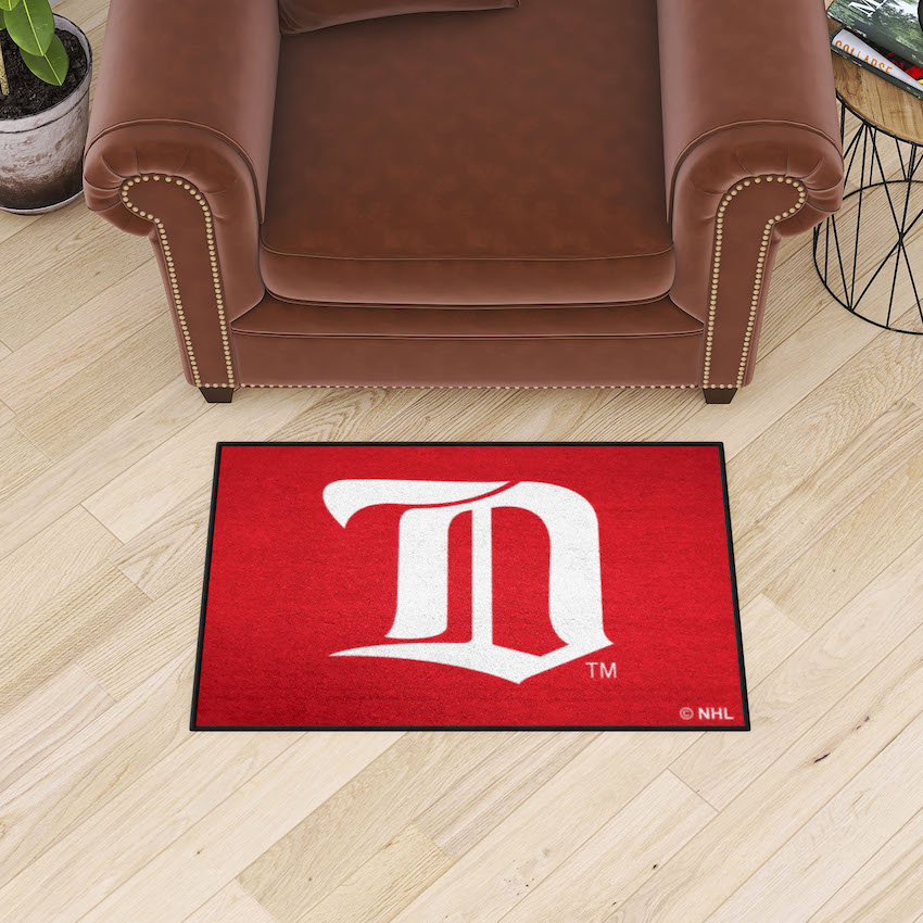 Detroit Red Wings Vintage 20 x 30 STARTER Floor Mat - Throwback NAME