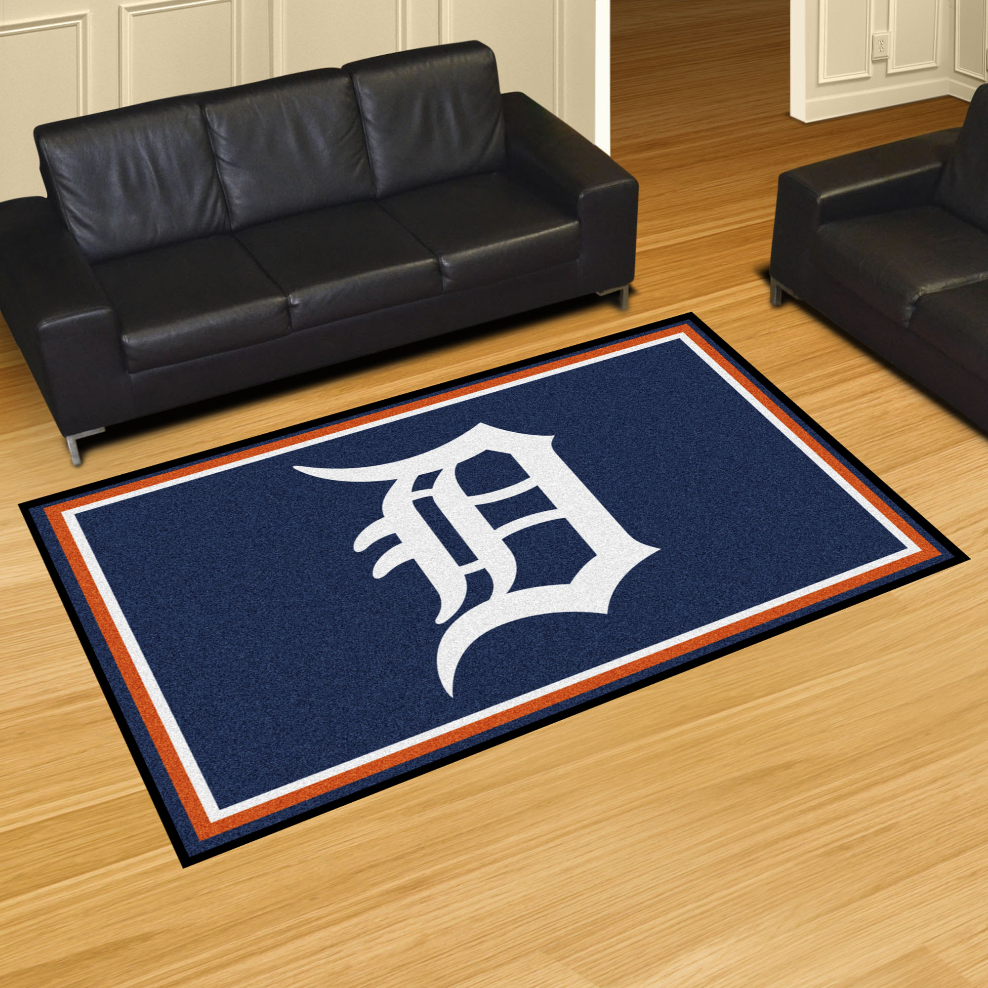 Detroit Tigers 5x8 Area Rug