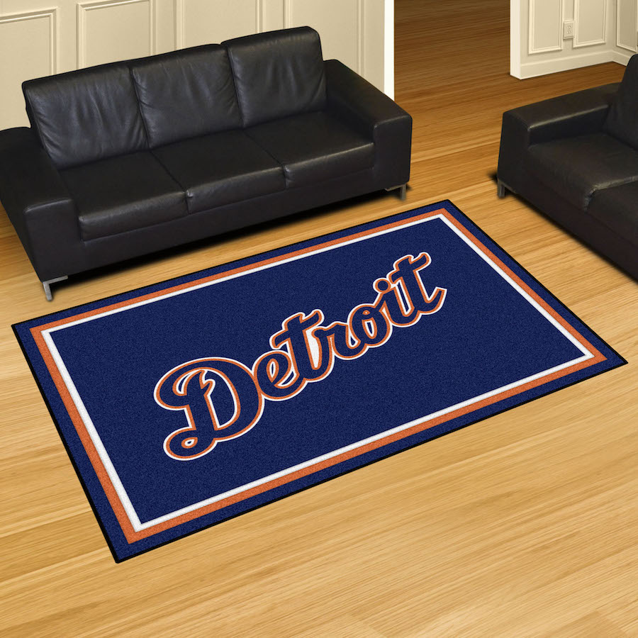 Detroit Tigers ALT LOGO 5x8 Area Rug