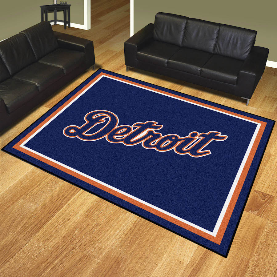 Detroit Tigers ALT LOGO Ultra Plush 8x10 Area Rug