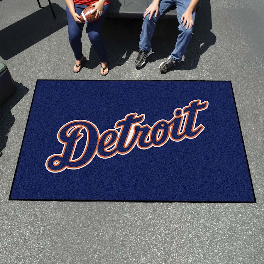 Detroit Tigers ALT LOGO UTILI-MAT 60 x 96 Rug