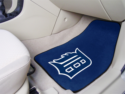 Detroit Tigers Car Floor Mats 18 x 27 Carpeted-Pair