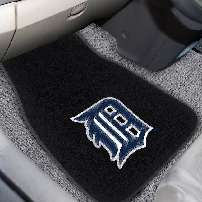 Detroit Tigers Car Floor Mats 17 x 26 Embroidered Pair