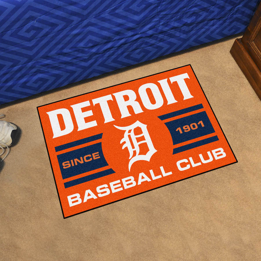 Detroit Tigers UNIFORM Themed Floor Mat