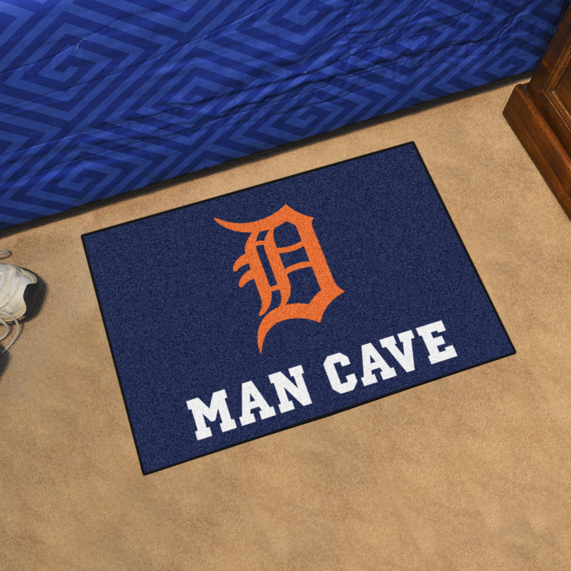 Detroit Tigers MAN CAVE 20 x 30 STARTER Floor Mat