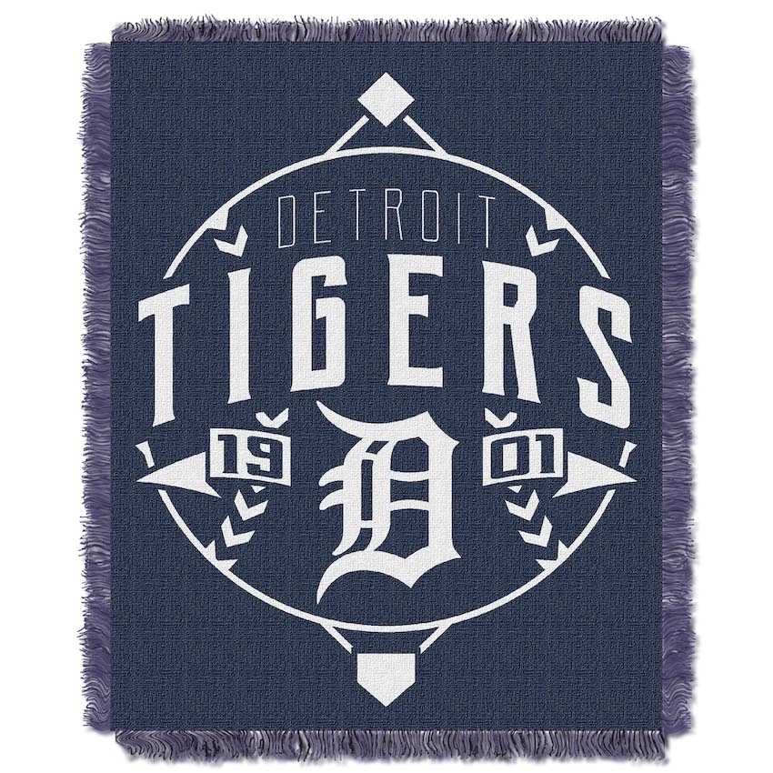 Detroit Tigers MLB Double Play Tapestry Blanket 48 x 60