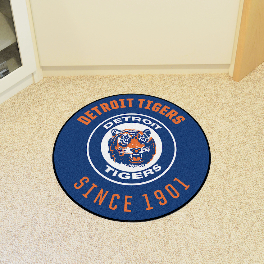 Detroit Tigers MLBCC Vintage Roundel Mat Throwback Logo
