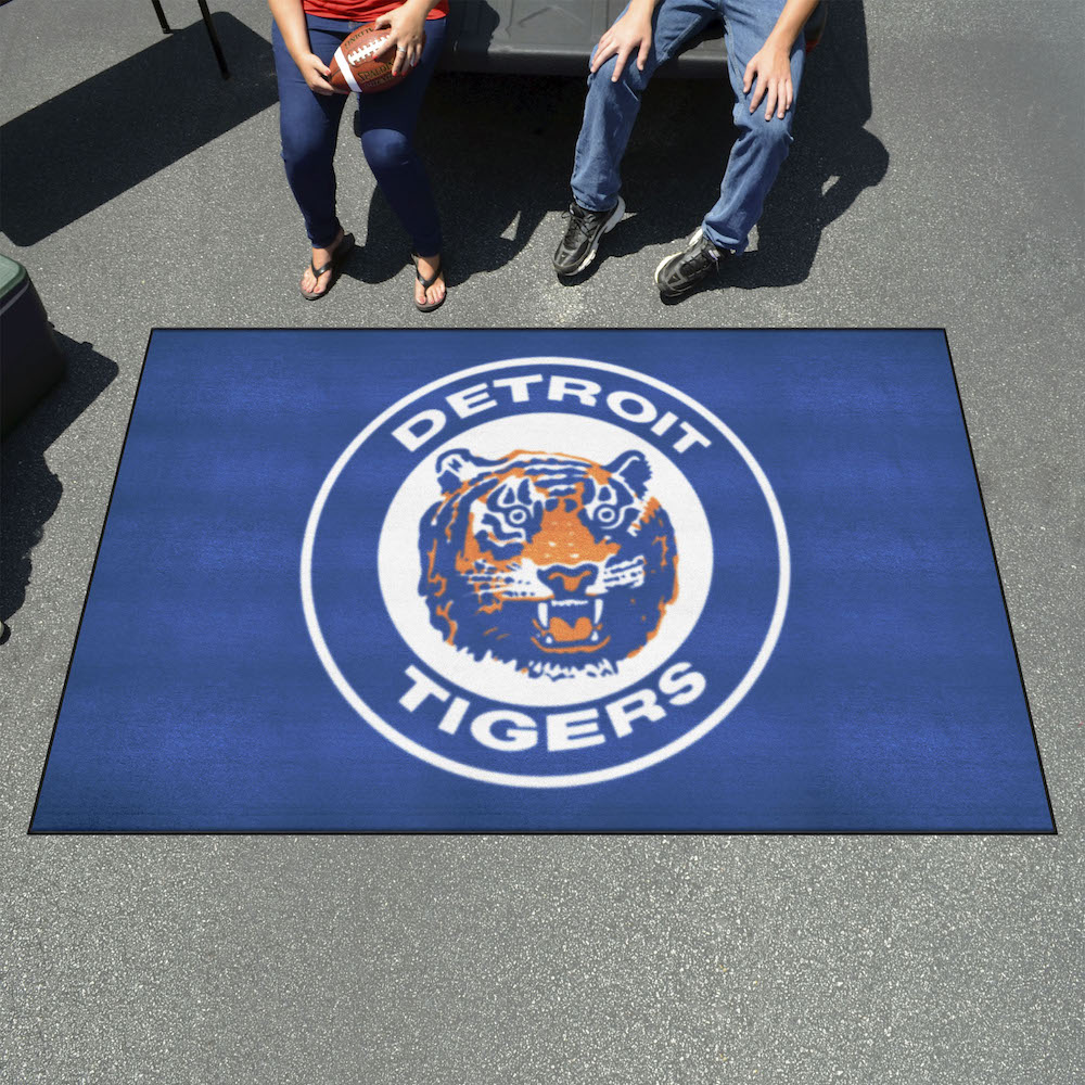 Detroit Tigers MLBCC Vintage ULTI-MAT 60 x 96 Rug Throwback Logo