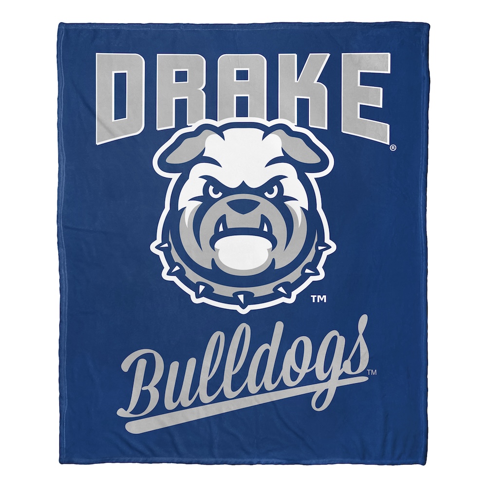 Drake Bulldogs ALUMNI Silk Touch Throw Blanket 50 x 60 inch