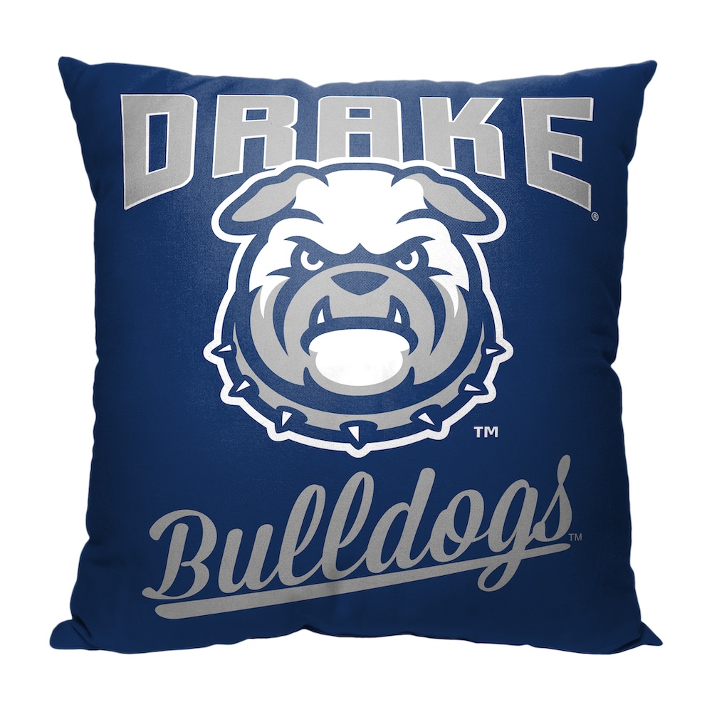 Drake Bulldogs ALUMNI Decorative Throw Pillow 18 x 18 inch