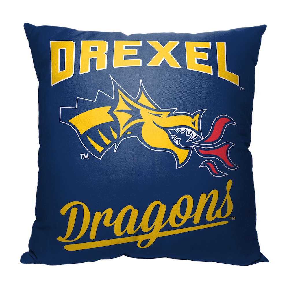 Drexel Dragons ALUMNI Decorative Throw Pillow 18 x 18 inch