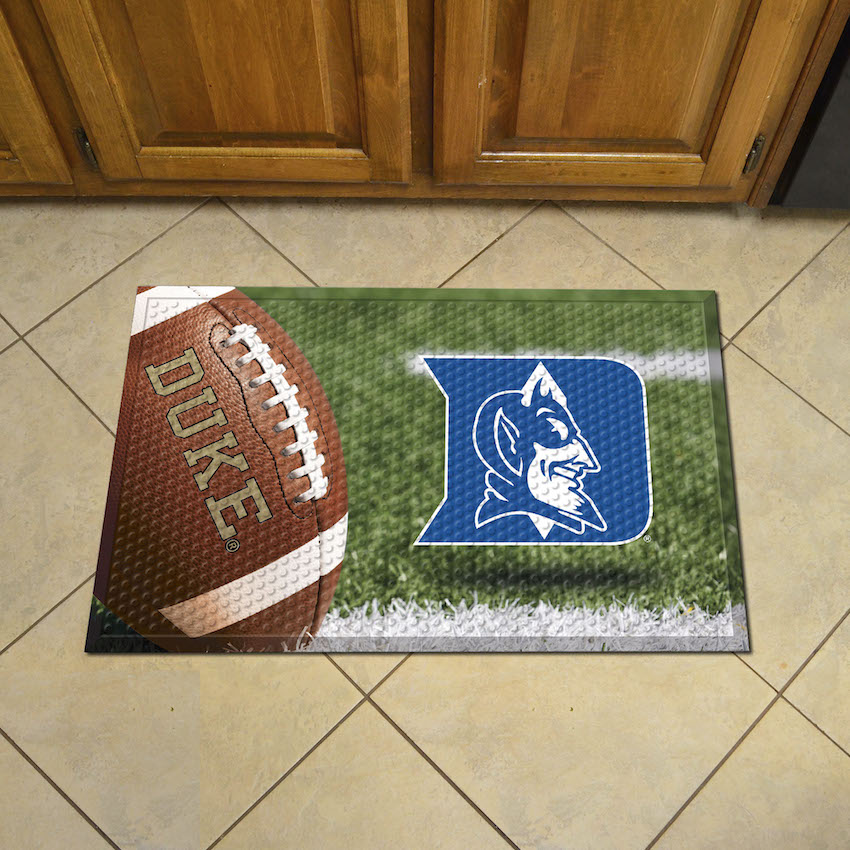 Duke Blue Devils Ball Style SCRAPER Door Mat