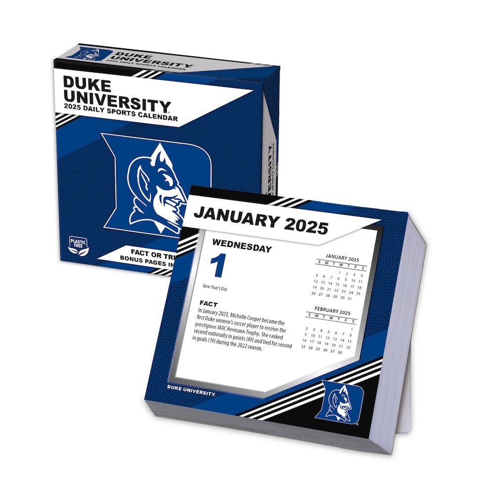 Duke Blue Devils 2025 NCAA Page-A-Day Box Calendar