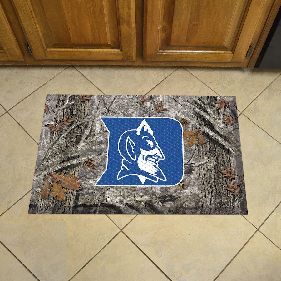 Duke Blue Devils Camo Style SCRAPER Door Mat