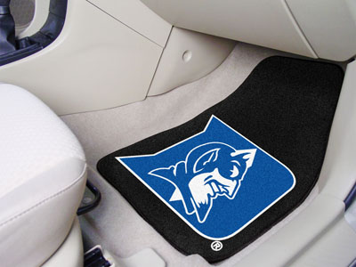 Duke Blue Devils Car Floor Mats 18 x 27 Carpeted-Pair