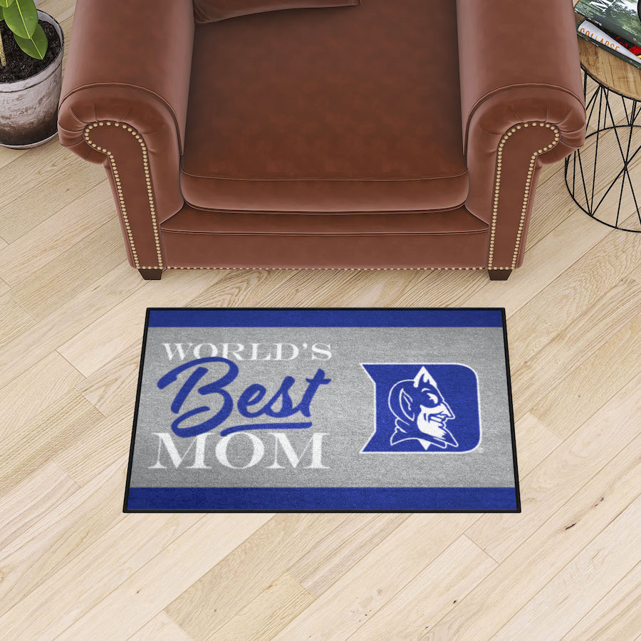 Duke Blue Devils 20 x 30 WORLDS BEST MOM Floor Mat