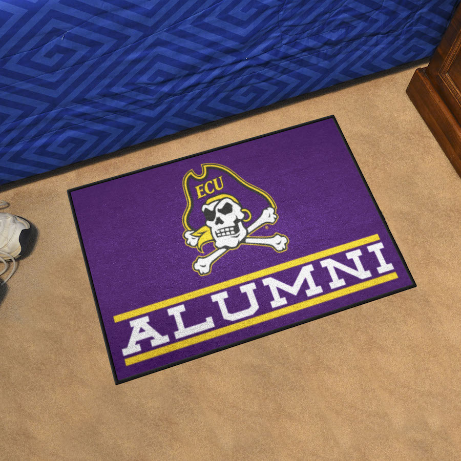 East Carolina Pirates ALUMNI 20 x 30 Starter Floor Mat