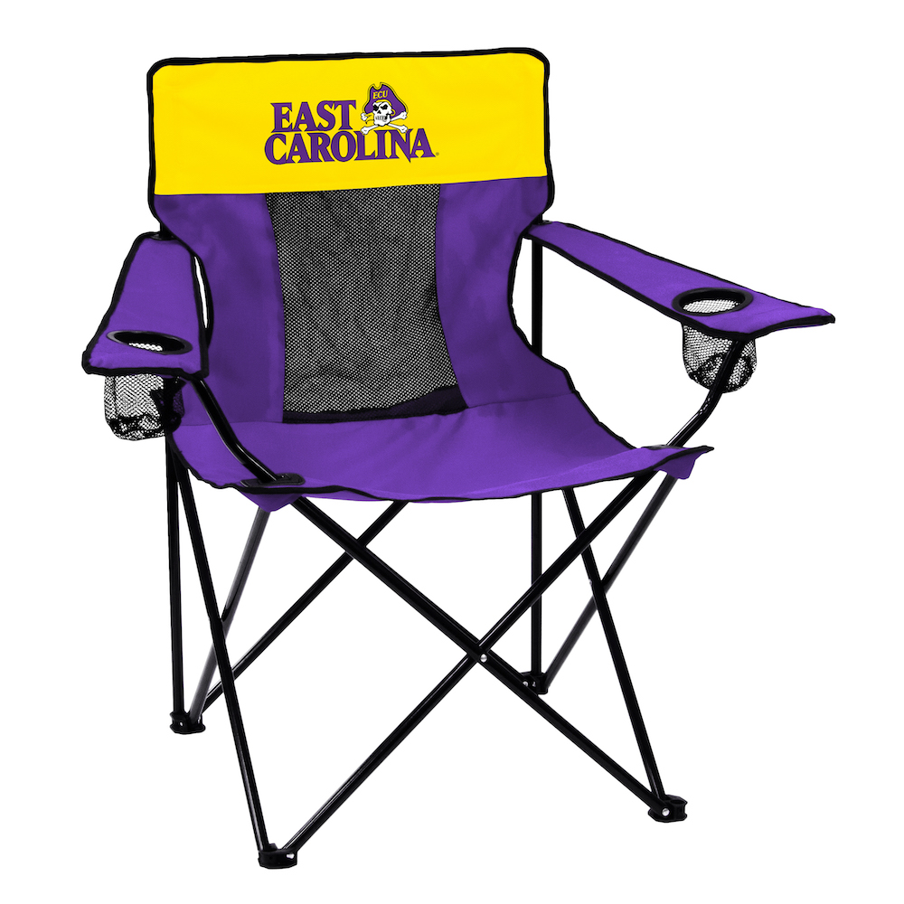East Carolina Pirates ELITE logo folding camp style chair