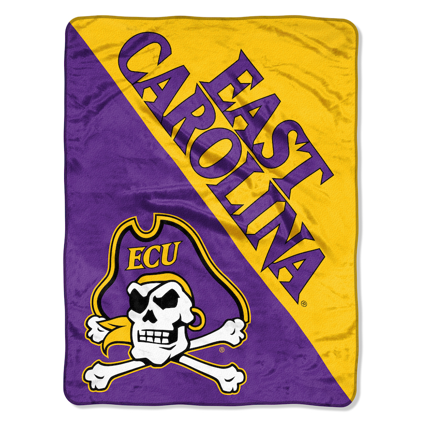 East Carolina Pirates Micro Raschel 50 x 60 Team Blanket