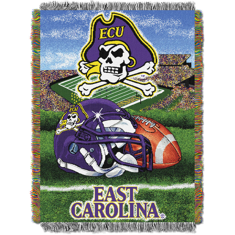 East Carolina Pirates Home Field Advantage Series Tapestry Blanket 48 x 60