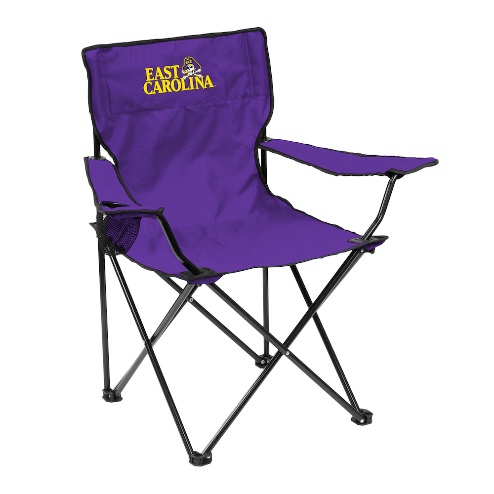 East Carolina Pirates QUAD style logo folding camp chair